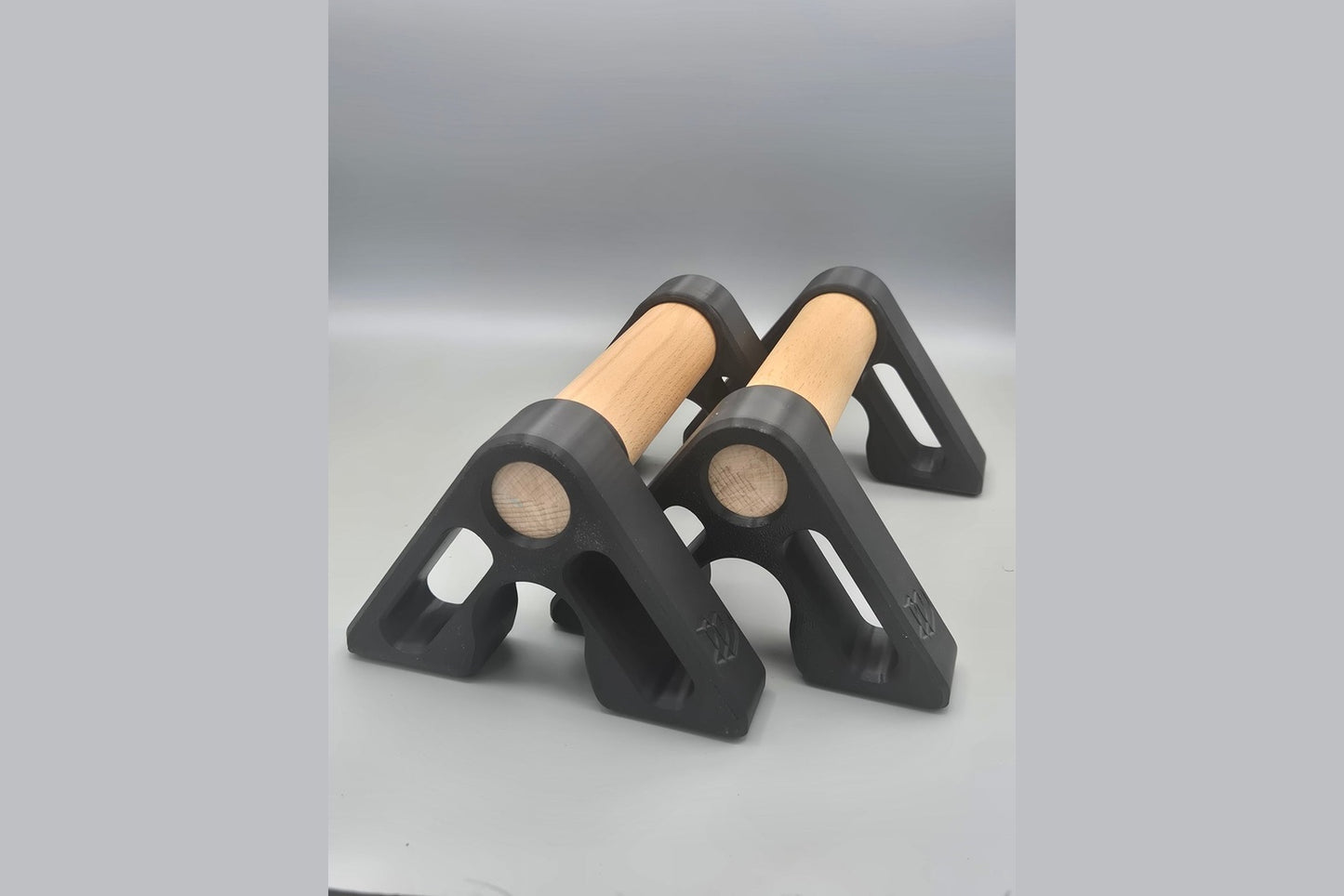 DDD Premium Parallettes aus Echtholz