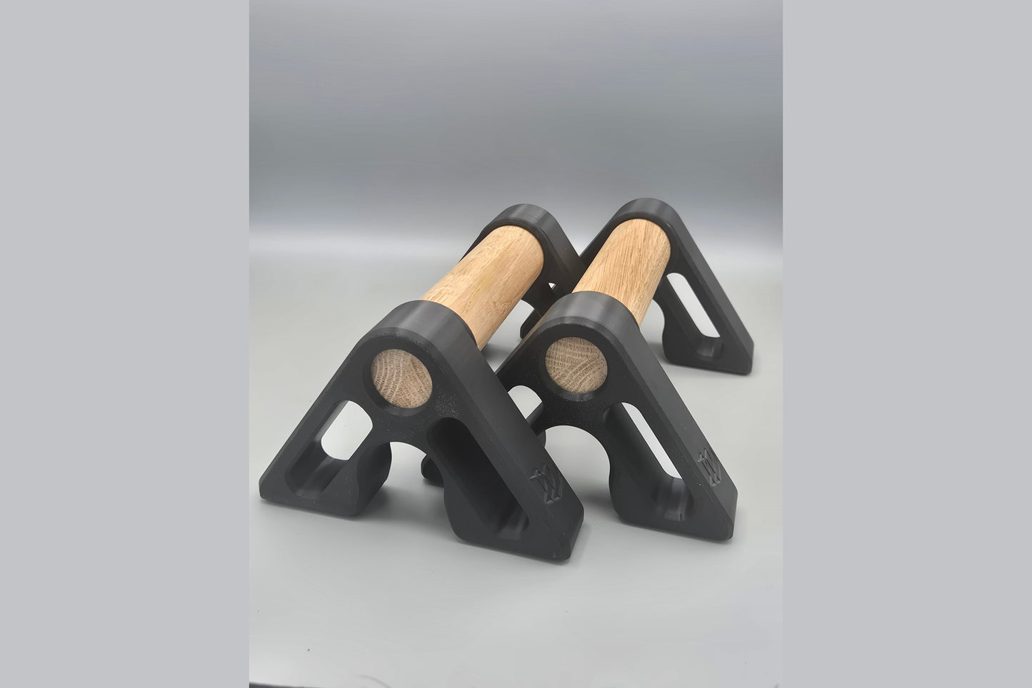 DDD Premium Parallettes aus Echtholz