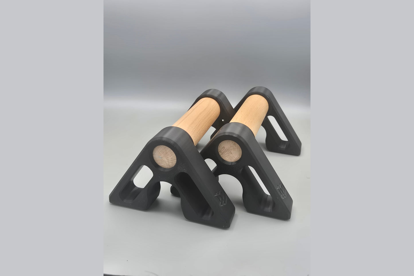 DDD Premium Parallettes aus Echtholz