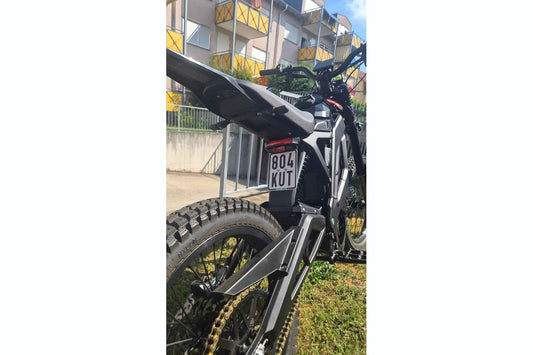Kennzeichenhalter für E-Ride Pro SE SR SS 2.0 SS 3.0 ohne Blinkerhalter