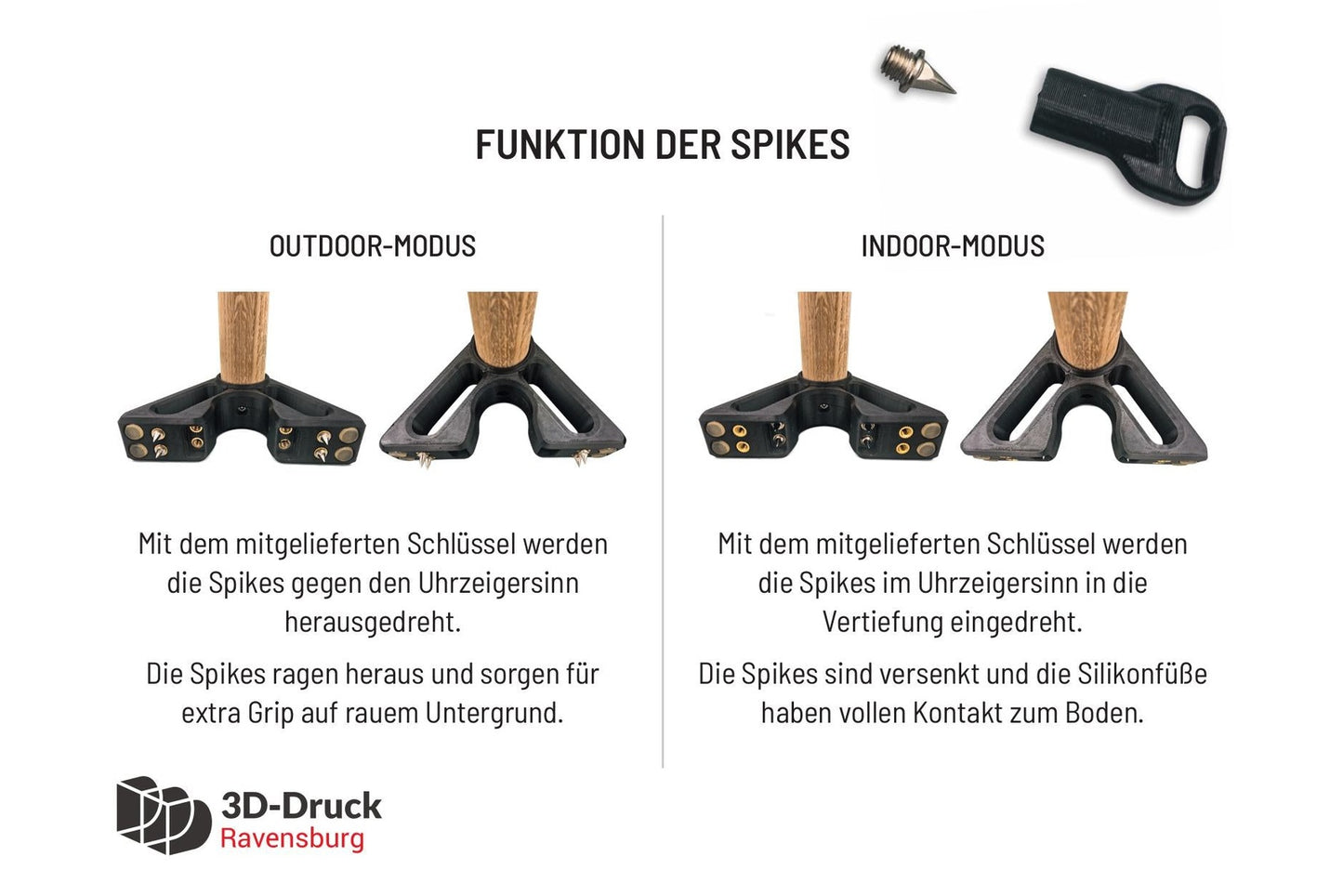 DDD Premium Parallettes aus Echtholz