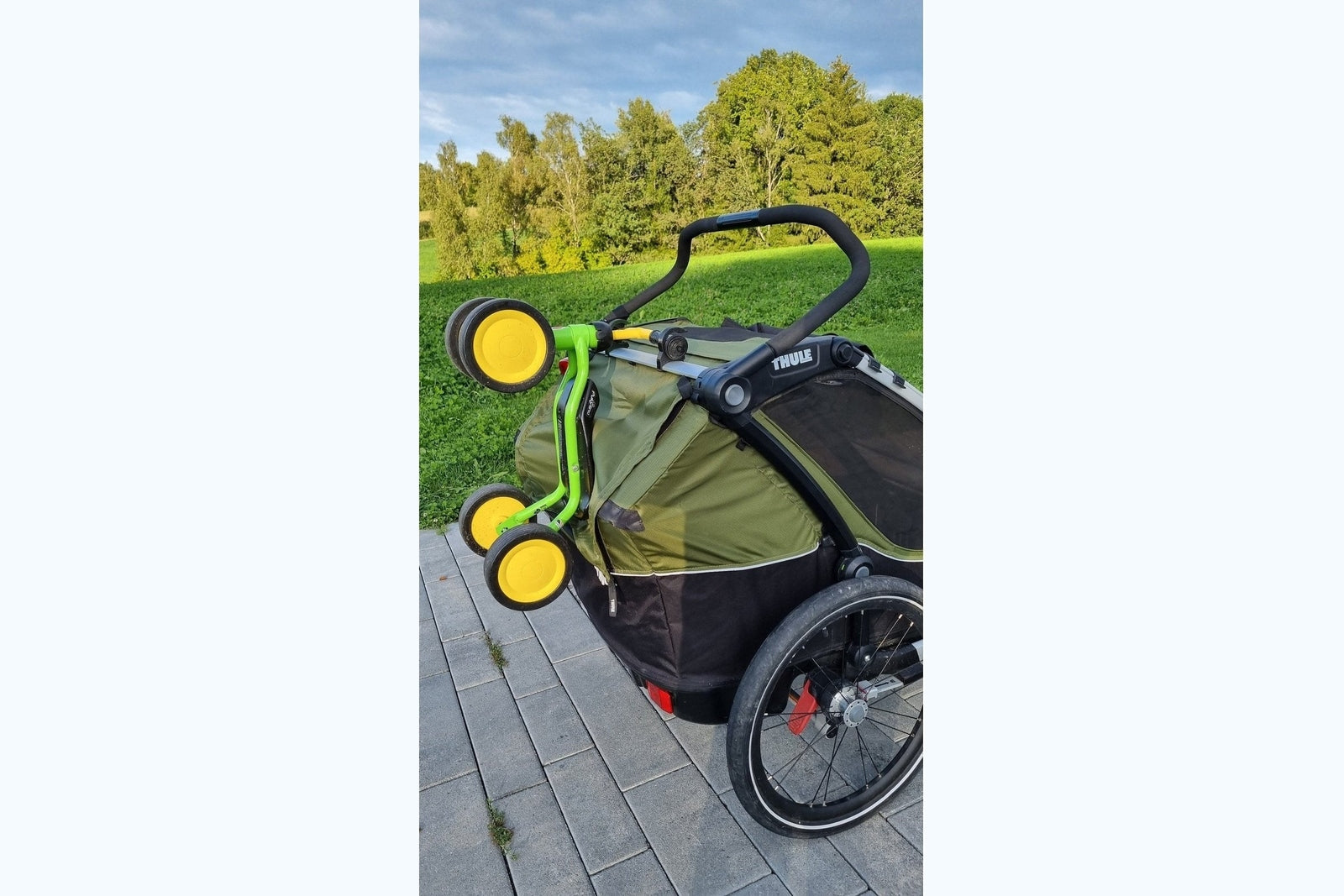 Thule Fahrradanhänger Laufradhalter "Puky"
