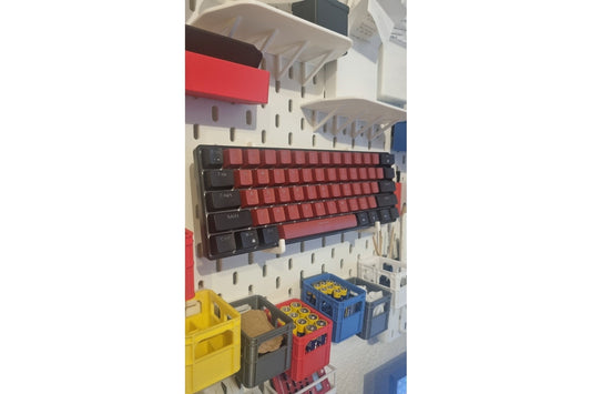 Tastaturhalter Ikea Skadis, Keyboard, Pegboard - Effiziente Organisation für Ihren Arbeitsplatz