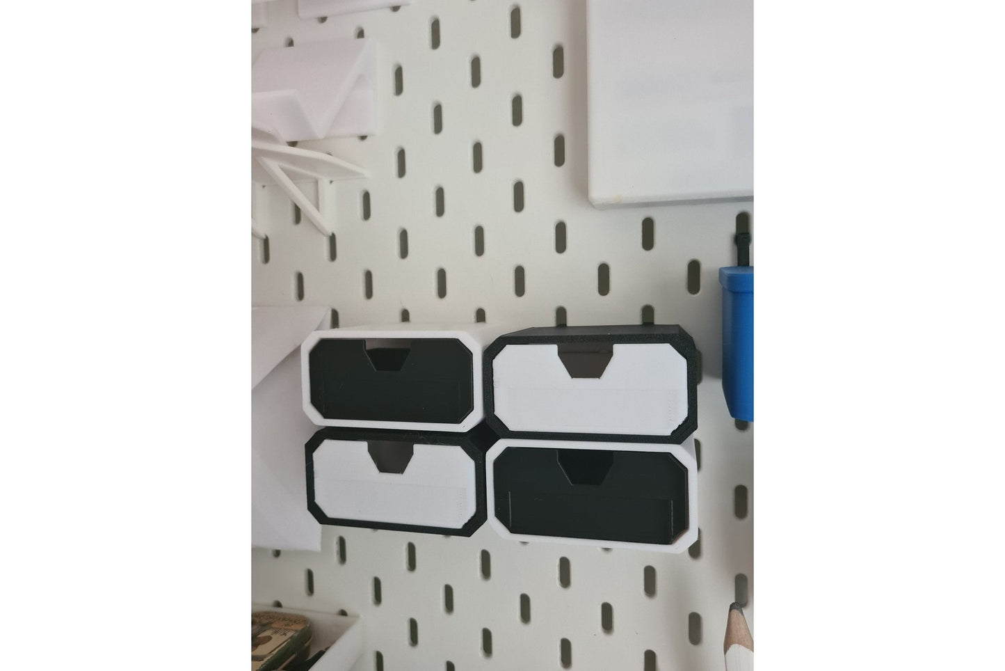 Ikea Skadis Schubladen für Kleinteile