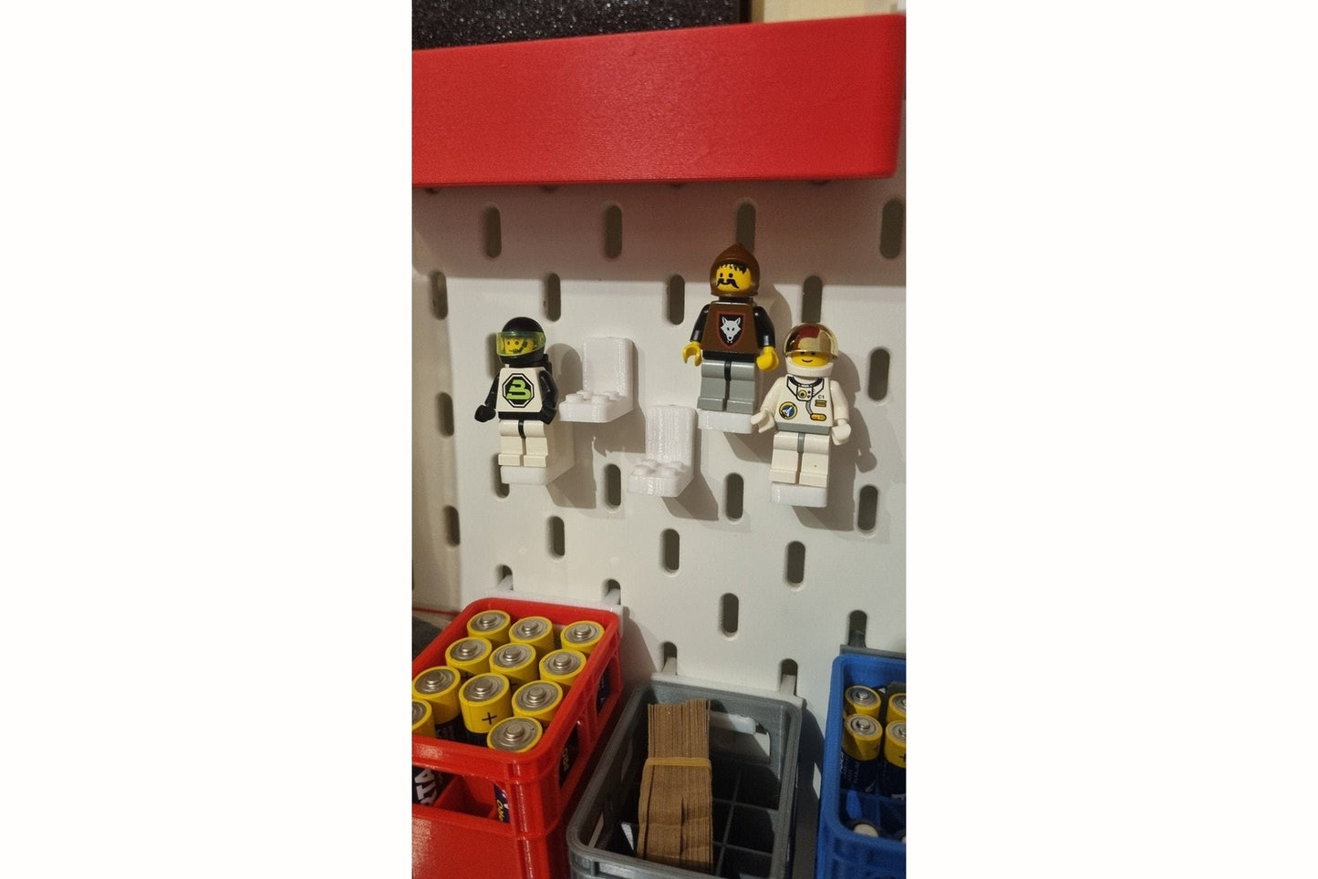 Minifigurenhalter Ikea Skadis "Lego"
