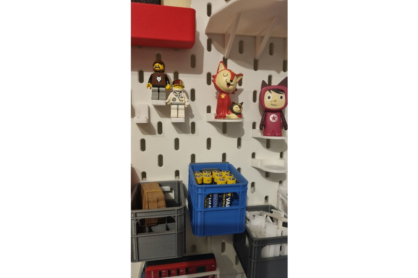 Minifigurenhalter Ikea Skadis "Lego"