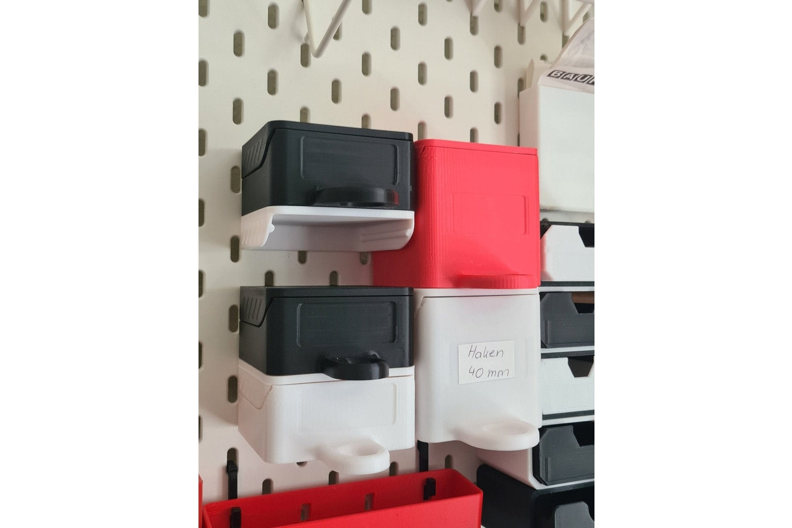 Ikea Skadis Container mit Deckel